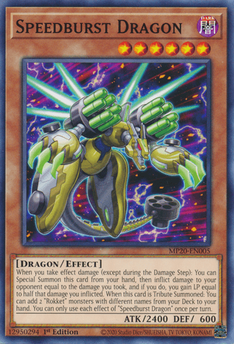 Speedburst Dragon - MP20-EN005 Common 1st Edition