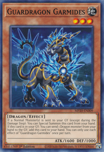 Guardragon Garmides - MP20-EN009 Common 1st Edition