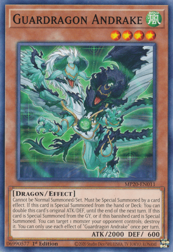 Guardragon Andrake - MP20-EN011 Common 1st Edition