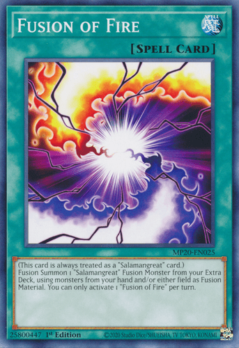 Fusion of Fire - MP20-EN025 Common 1st Edition