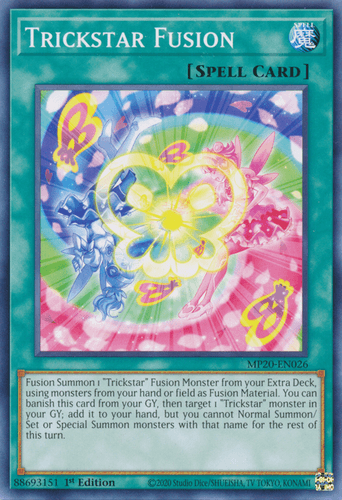 Trickstar Fusion - MP20-EN026 Common 1st Edition
