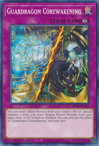 Guardragon Corewakening - MP20-EN031 Common 1st Edition