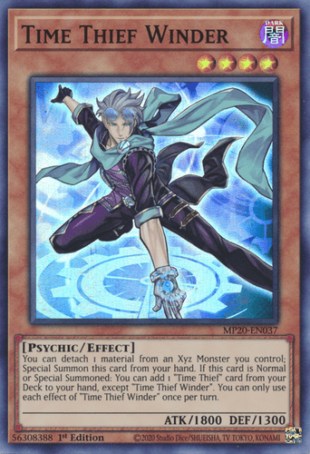 Time Thief Winder - MP20-EN037 Super Rare 1st Edition