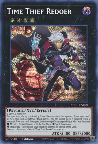 Time Thief Redoer - MP20-EN040 Prismatic Secret Rare 1st Edition