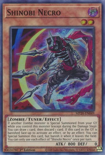 Shinobi Necro - MP20-EN049 Super Rare 1st Edition