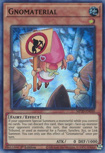 Gnomaterial - MP20-EN050 Ultra Rare 1st Edition