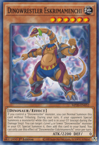 Dinowrestler Eskrimamenchi - MP20-EN052 Common 1st Edition