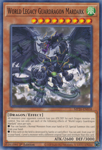 World Legacy Guardragon Mardark - MP20-EN058 Common 1st Edition