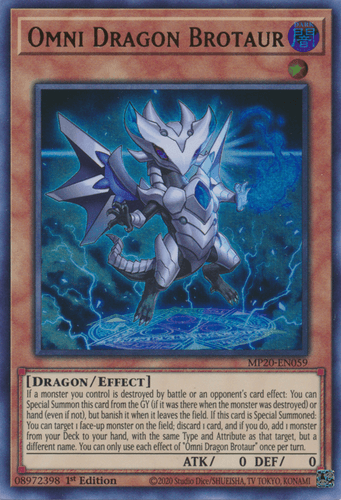 Omni Dragon Brotaur - MP20-EN059 Ultra Rare 1st Edition
