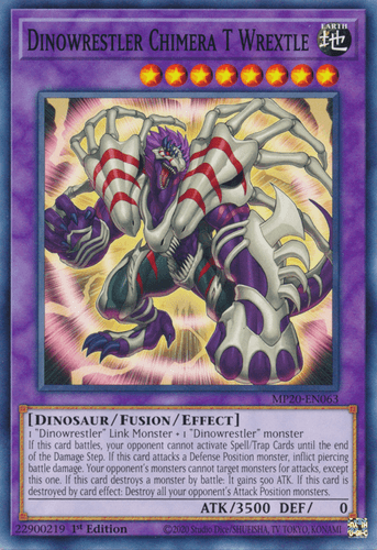 Dinowrestler Chimera T Wrextle - MP20-EN063 Common 1st Edition