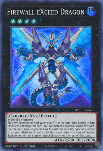 Firewall eXceed Dragon - MP20-EN067 Super Rare 1st Edition