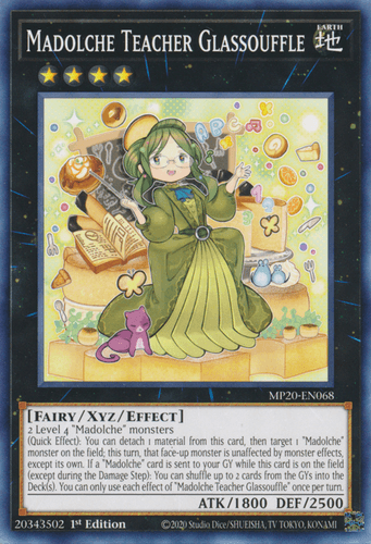 Madolche Teacher Glassouffle - MP20-EN068 Common 1st Edition