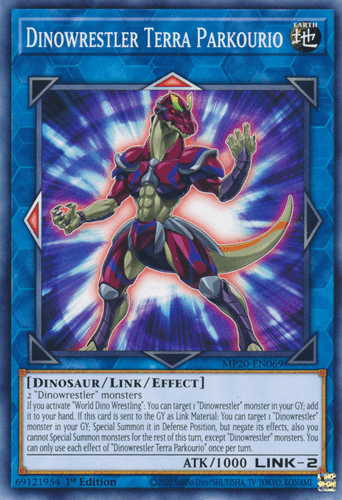 Dinowrestler Terra Parkourio - MP20-EN069 Common 1st Edition
