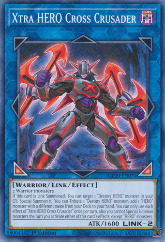 Xtra HERO Cross Crusader - MP20-EN070 Common 1st Edition