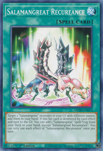 Salamangreat Recureance - MP20-EN073 Common 1st Edition