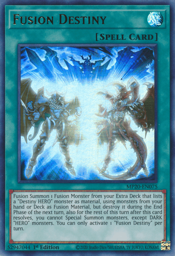 Fusion Destiny - MP20-EN075 Ultra Rare 1st Edition