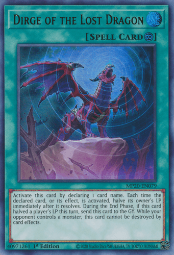 Dirge of the Lost Dragon - MP20-EN079 Ultra Rare 1st Edition