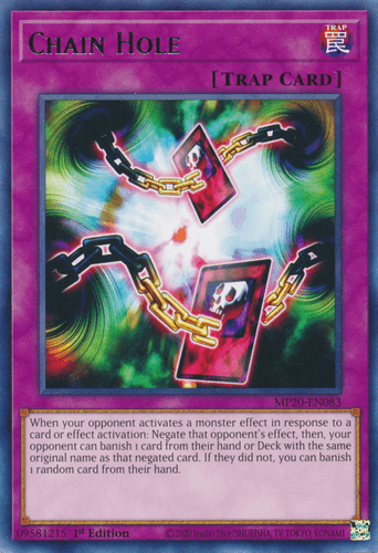 Chain Hole - MP20-EN083 Rare 1st Edition