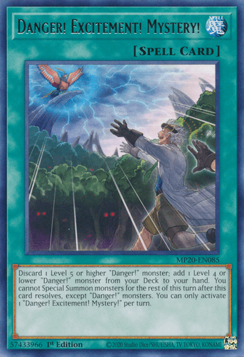 Danger! Excitement! Mystery! - MP20-EN085 Rare 1st Edition