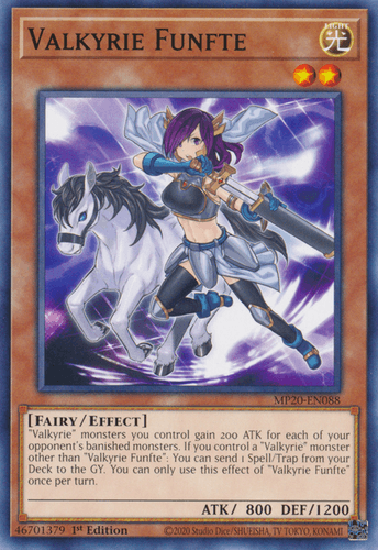 Valkyrie Funfte - MP20-EN088 Common 1st Edition