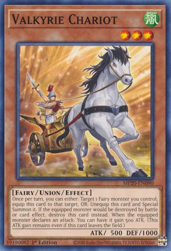 Valkyrie Chariot - MP20-EN090 Common 1st Edition