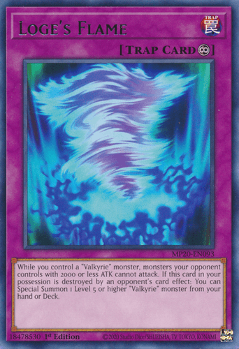 Loge's Flame - MP20-EN093 Rare 1st Edition