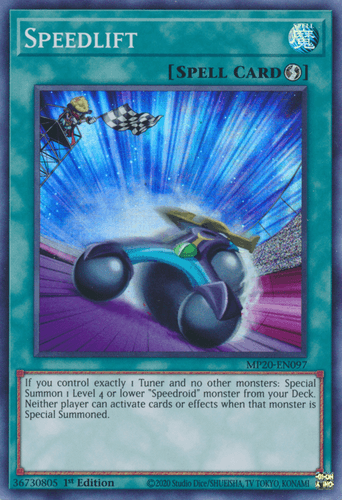 Speedlift - MP20-EN097 Super Rare 1st Edition