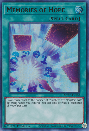 Memories of Hope - MP20-EN100 Ultra Rare 1st Edition