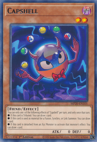 Capshell - MP20-EN101 Rare 1st Edition