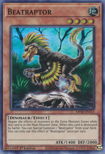 Beatraptor - MP20-EN115 Super Rare 1st Edition