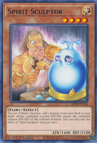 Spirit Sculptor - MP20-EN116 Rare 1st Edition