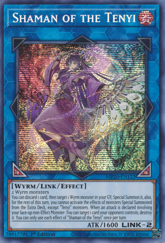 Shaman of the Tenyi - MP20-EN122 Prismatic Secret Rare 1st Edition