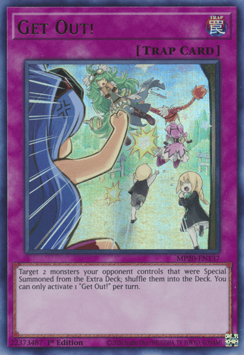 Get Out! - MP20-EN137 Ultra Rare 1st Edition