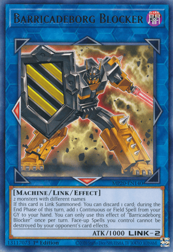 Barricadeborg Blocker - MP20-EN140 Rare 1st Edition