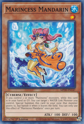 Marincess Mandarin - MP20-EN147 Common 1st Edition