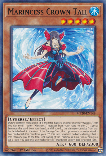 Marincess Crown Tail - MP20-EN148 Common 1st Edition