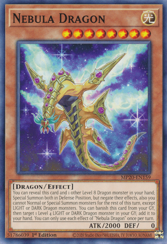 Nebula Dragon - MP20-EN159 Common 1st Edition