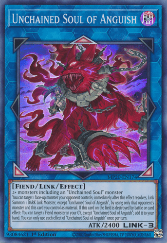 Unchained Soul of Anguish - MP20-EN174 Super Rare 1st Edition