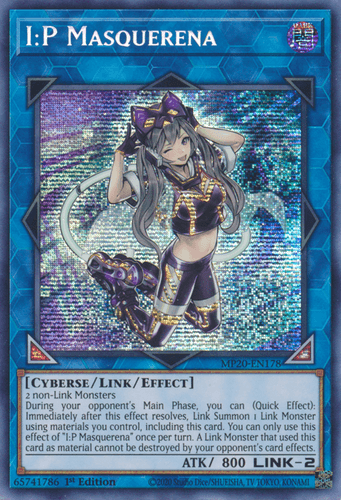 I:P Masquerena - MP20-EN178 Prismatic Secret Rare 1st Edition