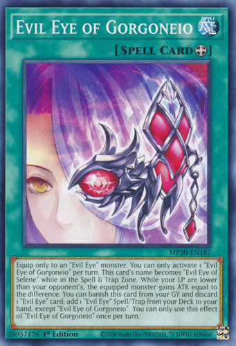 Evil Eye of Gorgoneio - MP20-EN187 Common 1st Edition