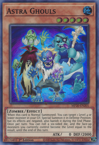 Astra Ghouls - MP20-EN201 Super Rare 1st Edition