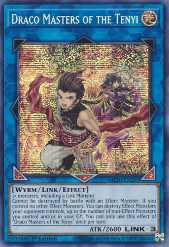 Draco Masters of the Tenyi - MP20-EN205 Prismatic Secret Rare 1st Edition