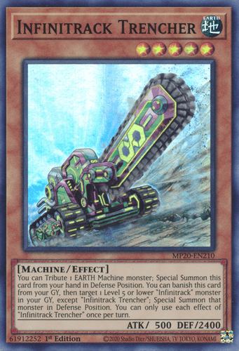 Infinitrack Trencher - MP20-EN210 Super Rare 1st Edition