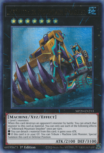 Infinitrack Mountain Smasher - MP20-EN213 Ultra Rare 1st Edition