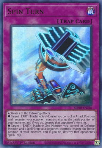 Spin Turn - MP20-EN218 Ultra Rare 1st Edition
