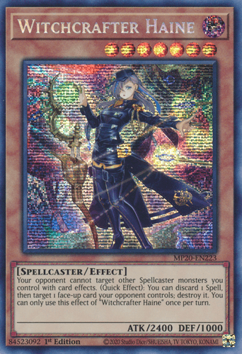 Witchcrafter Haine - MP20-EN223 Prismatic Secret Rare 1st Edition