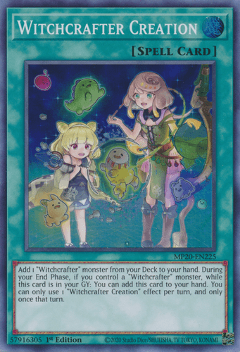 Witchcrafter Creation - MP20-EN225 Super Rare 1st Edition
