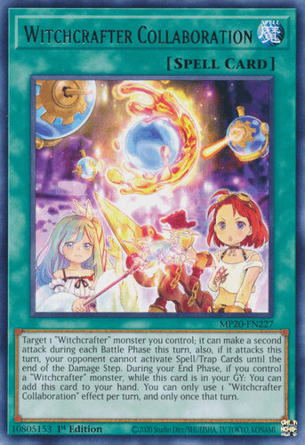Witchcrafter Collaboration - MP20-EN227 Rare 1st Edition