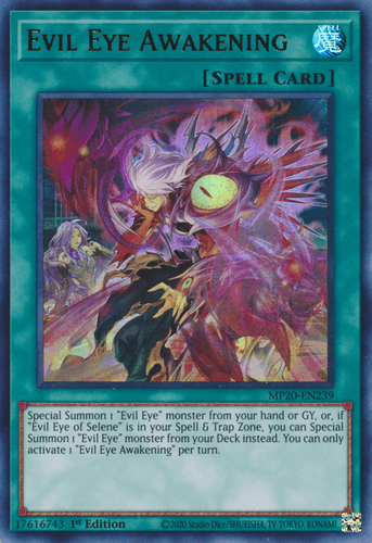 Evil Eye Awakening - MP20-EN239 Ultra Rare 1st Edition