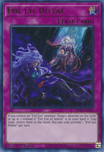 Evil Eye Defeat - MP20-EN242 Ultra Rare 1st Edition